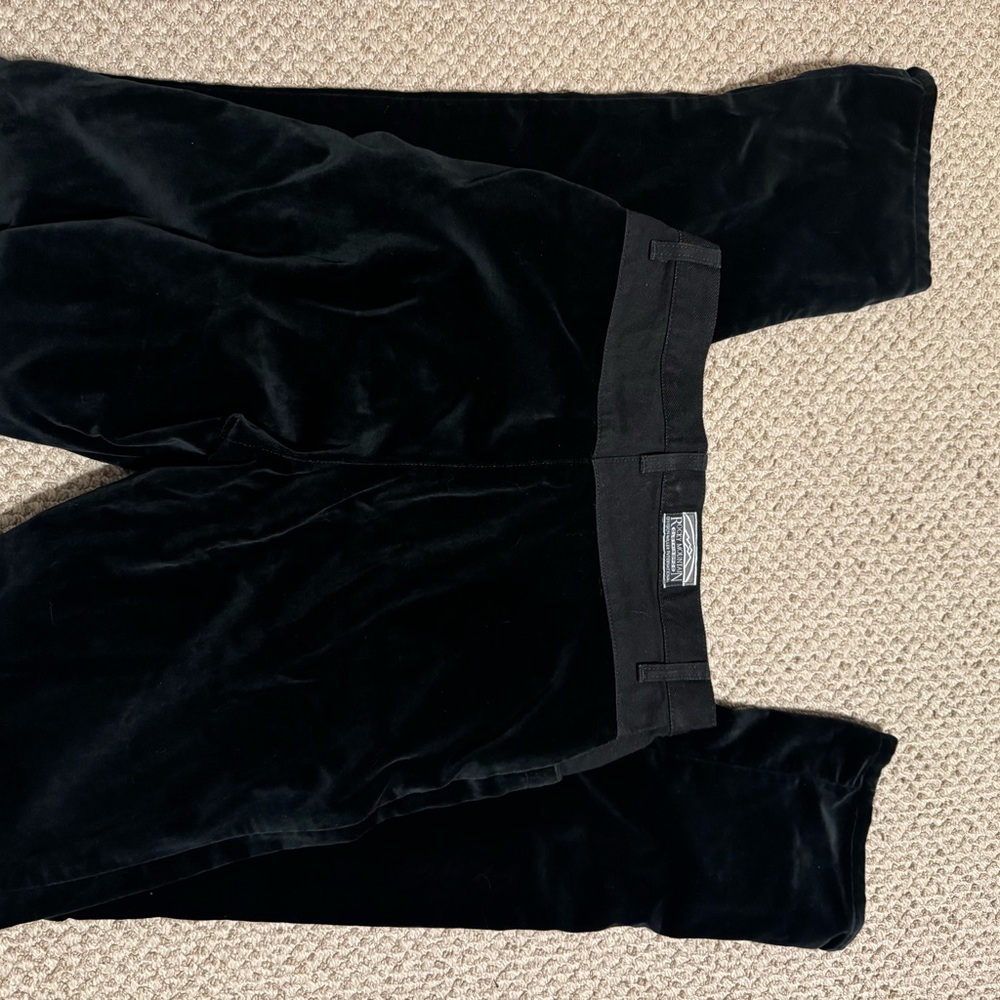 Rockies mountain Black Velvet Boot Cut Pants